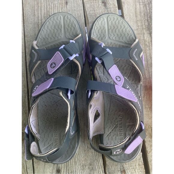 Merrell Tetrex Crest Strap Granite Purple Women Amphibious Shoes Sz 11 - Picture 9 of 10